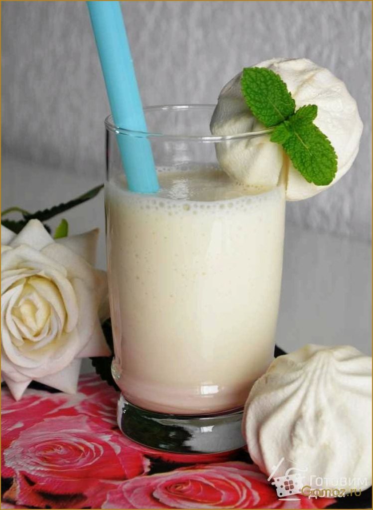 Как приготовить освежающий коктейль из кефира с фруктами и ягодами