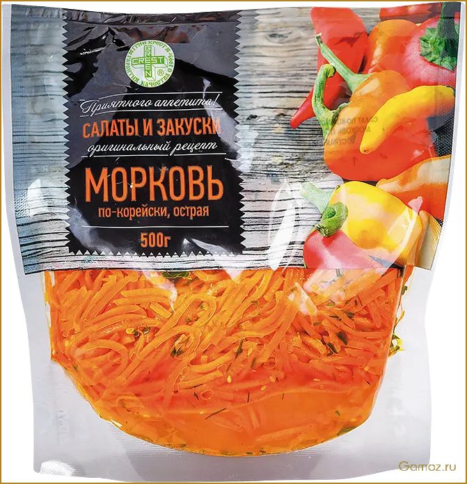 Корейская морковка — рецепт приготовления вкусного и оригинального блюда