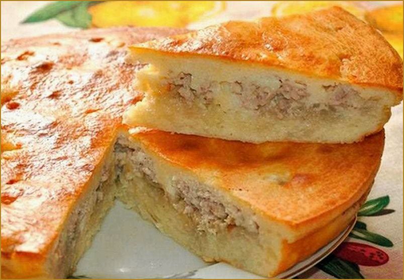 Простой и вкусный рецепт мясного пирога на скорую руку