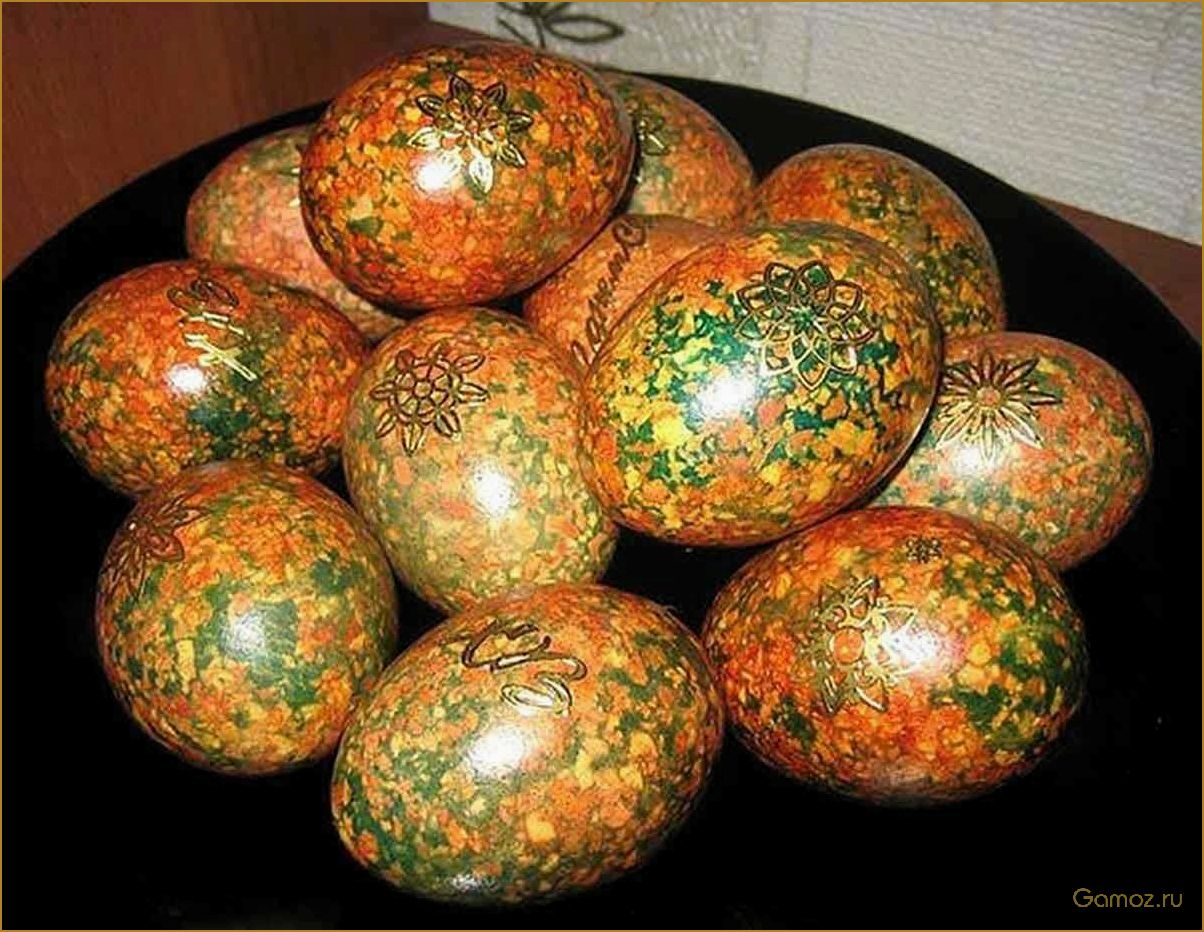 Как сделать мраморные яйца на Пасху — легкий и креативный способ украсить свои праздничные яйца