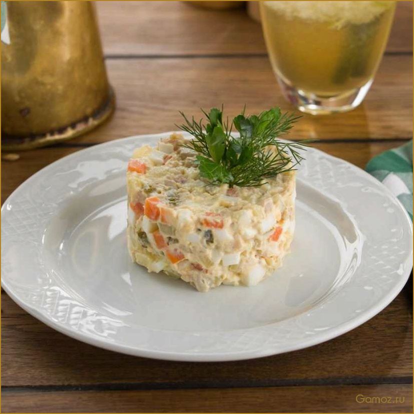 (рецепт, вкусного, сытного, салата, столичный) Рецепт вкусного и сытного салата