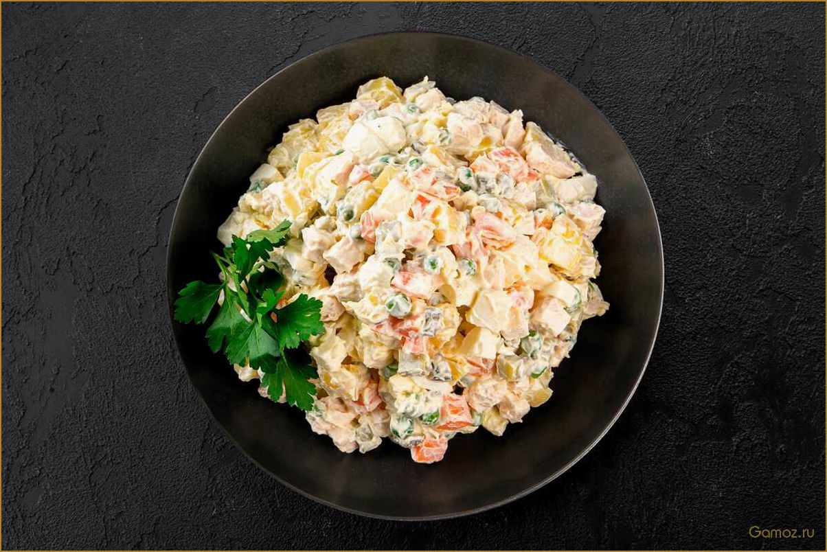 (рецепт, вкусного, сытного, салата, столичный) Рецепт вкусного и сытного салата