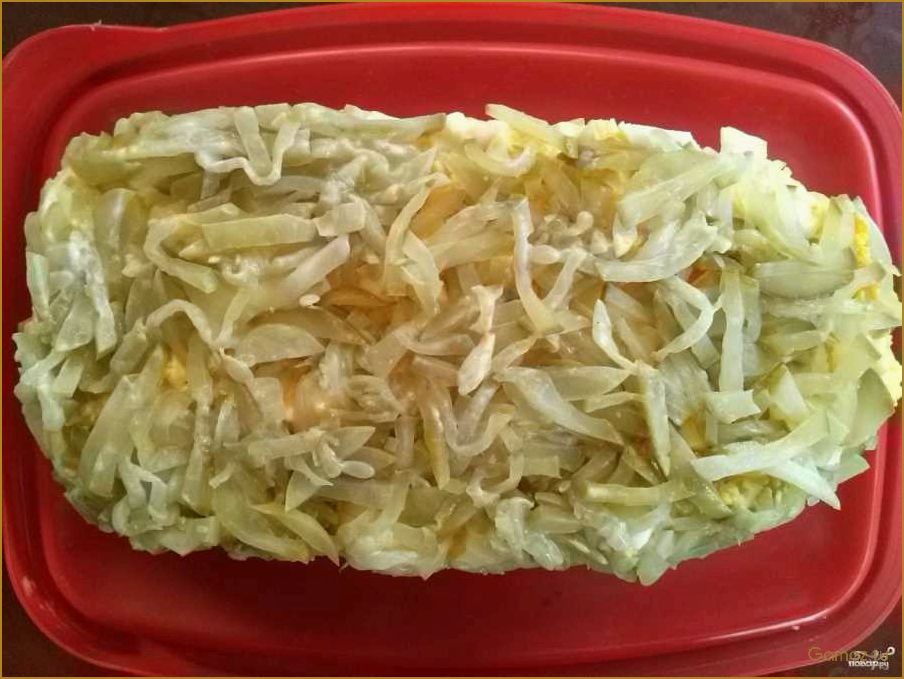 Вкусный и сытный салат 