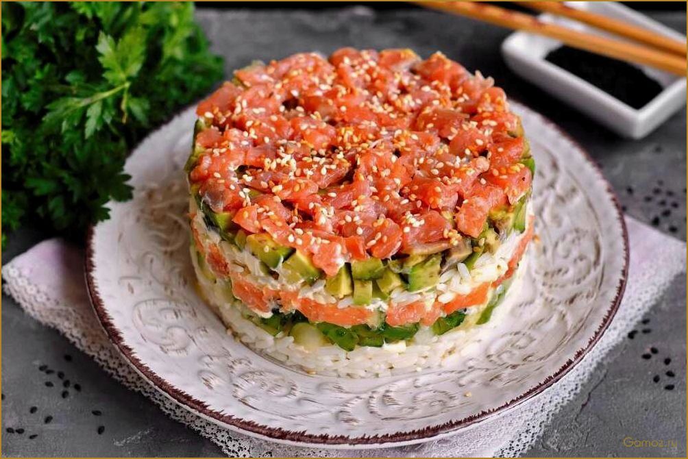 (салат, суши, рецепт, вкусного, оригинального) Салат
