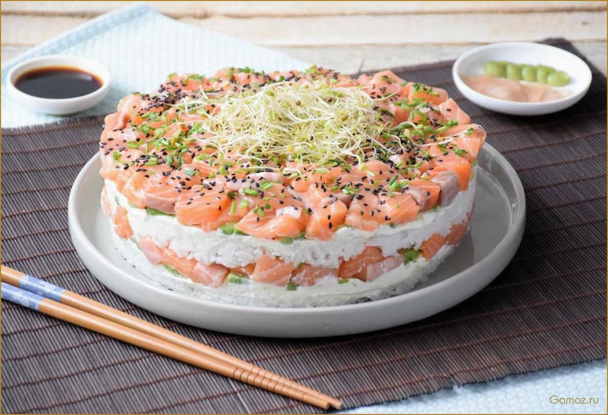 (салат, суши, рецепт, вкусного, оригинального) Салат