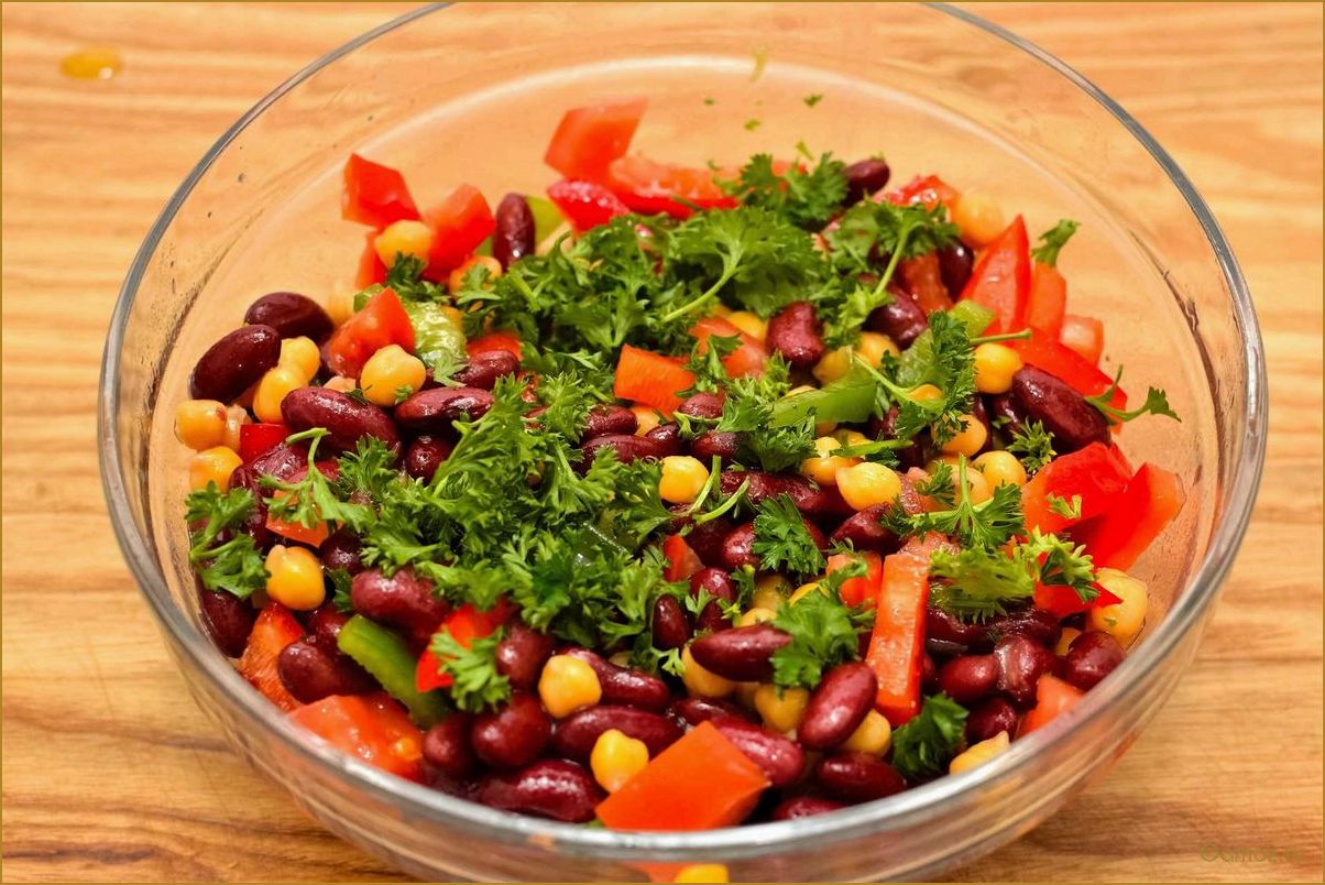 (приготовить, вкусный, полезный, салат, консервированной) Как приготовить вкусный и полезный салат с консервированной фасолью