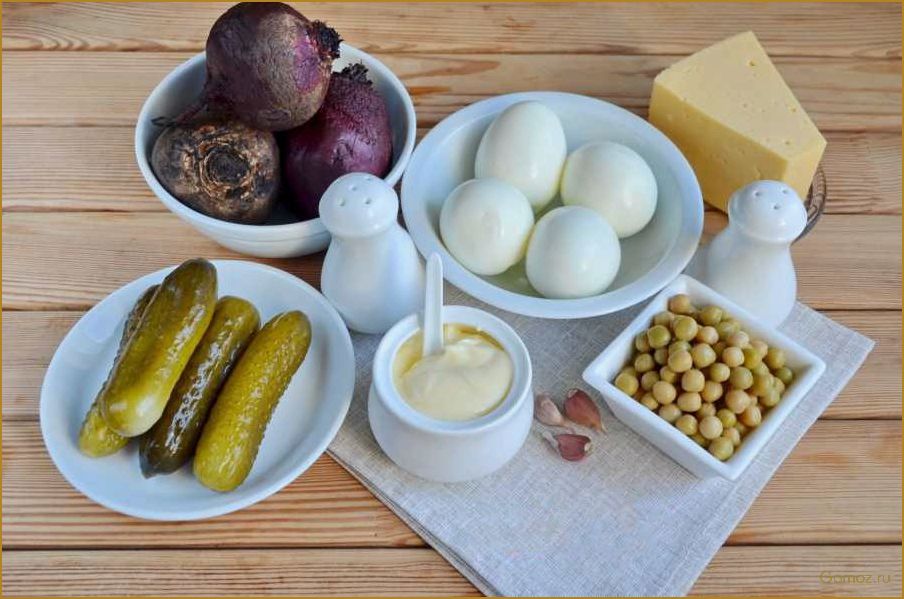 Салат Простушка — простой и вкусный рецепт для быстрого приготовления