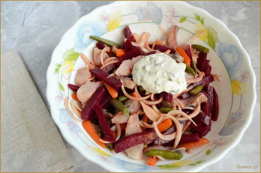 Салат с копченой сельдью — вкусное и полезное блюдо для здоровья и настроения