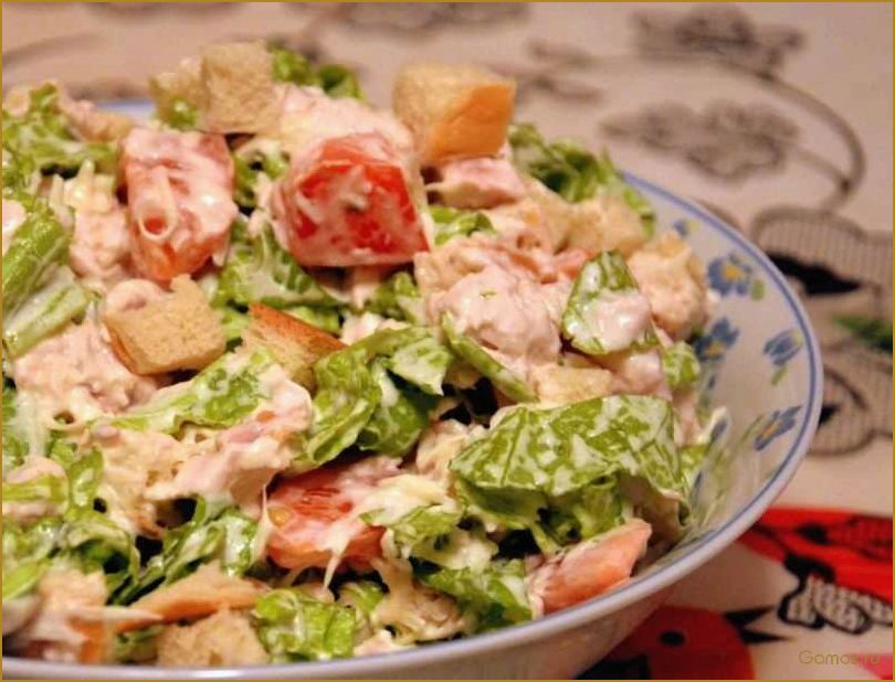 Как приготовить аппетитный и сытный салат 