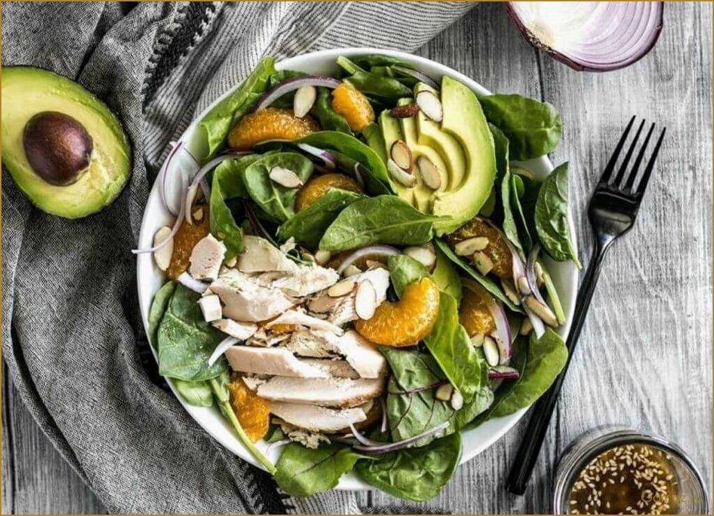 Как приготовить вкусный и полезный салат с авокадо и курицей для сбалансированного питания