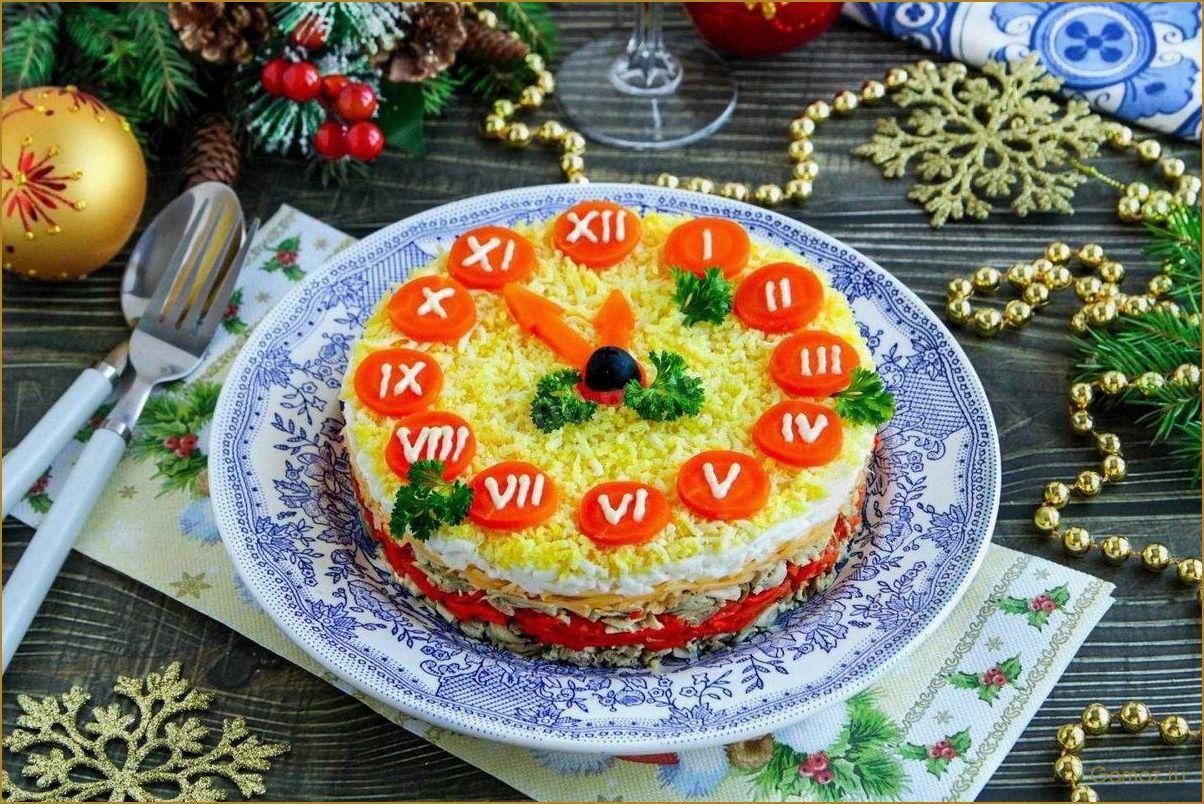 Новогодний слоеный салат — рецепт с фото, пошаговая инструкция и секреты приготовления