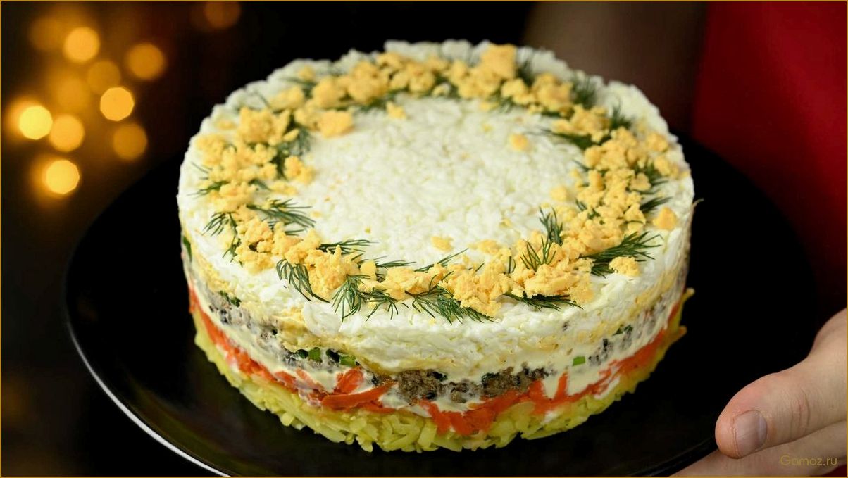 Новогодний слоеный салат — рецепт с фото, пошаговая инструкция и секреты приготовления