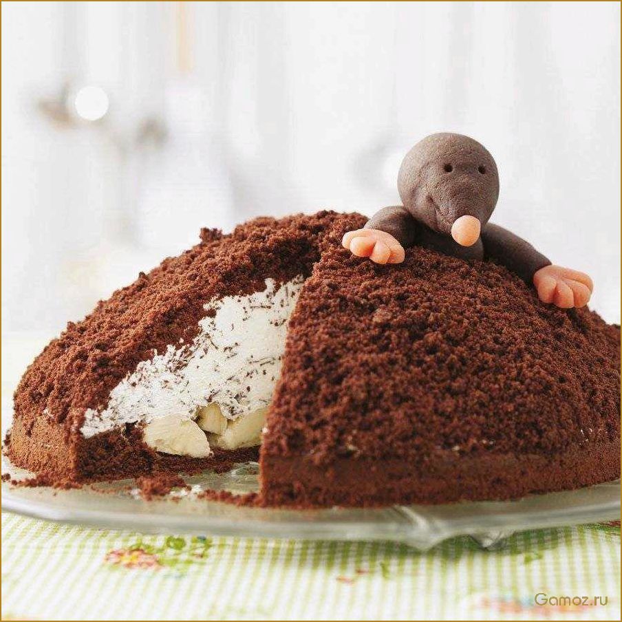 (торт, норка, крота, нежный, десерт) Торт