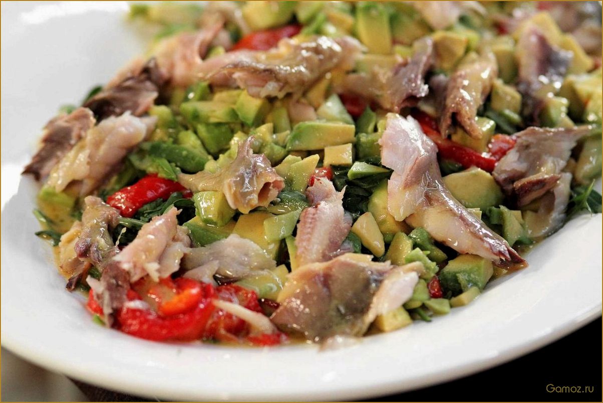 (рецепт, вкусного, салата, рыбой, горячего) Рецепт вкусного салата с рыбой горячего копчения и картофелем