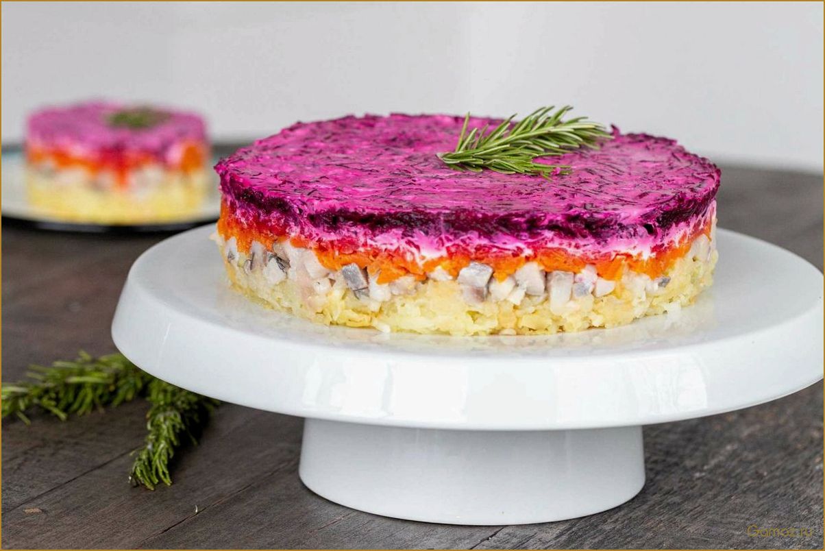 Селедка под шубой без яиц — нежный и аппетитный рецепт для тех, кто не употребляет яйца