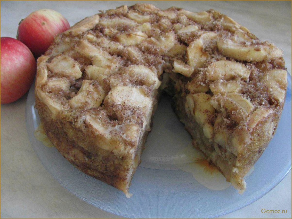(шарлотка, яблоками, мультиварке, простой, быстрый) Шарлотка с яблоками в мультиварке — простой и быстрый рецепт приготовления вкусного десерта