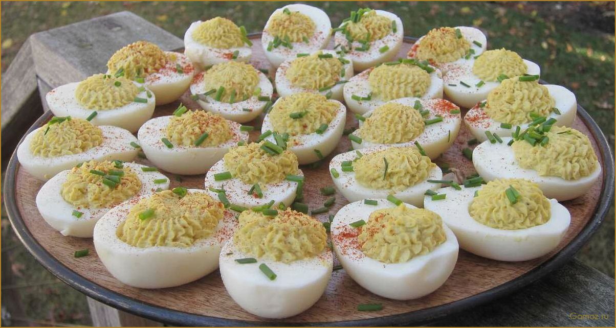 (фаршированные, яйца, быка, изысканный, рецепт) Фаршированные яйца на год Быка — изысканный рецепт для праздничного стола