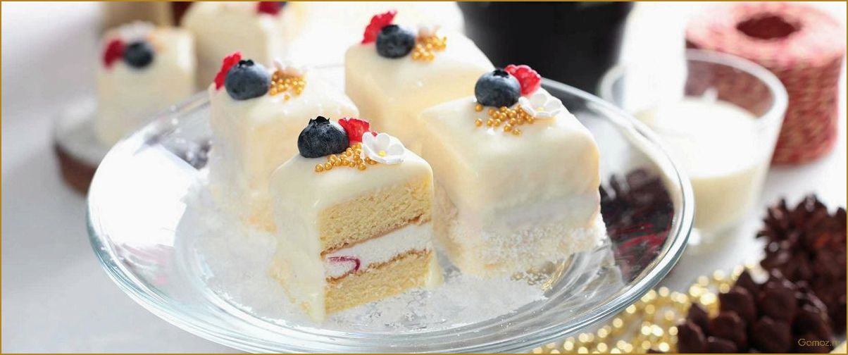 (французский, десерт, птифур) Французский десерт