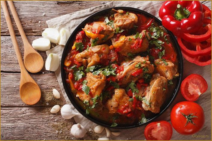 Рагу из овощей с курицей