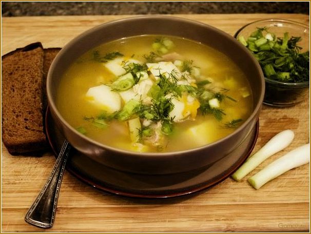 Рассольник с почками