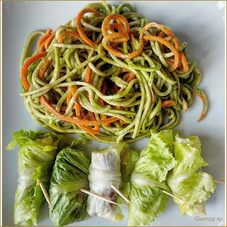 (сыроедческие, спагетти, особенности, приготовления, польза) Сыроедческие спагетти — особенности приготовления и польза для организма