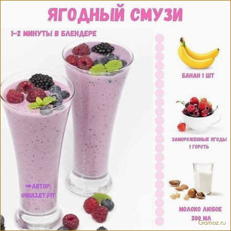 (приготовить, вкусные, полезные, смузи, блендере) Как приготовить вкусные и полезные смузи в блендере — лучшие рецепты и советы