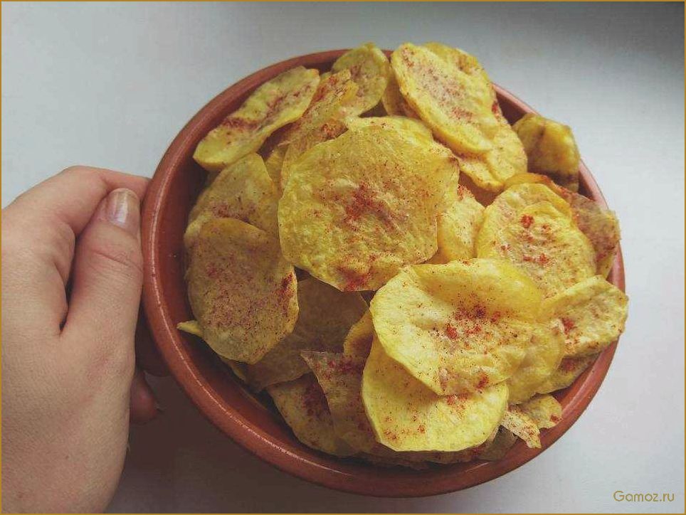 Как приготовить вкусные и хрустящие чипсы в микроволновке