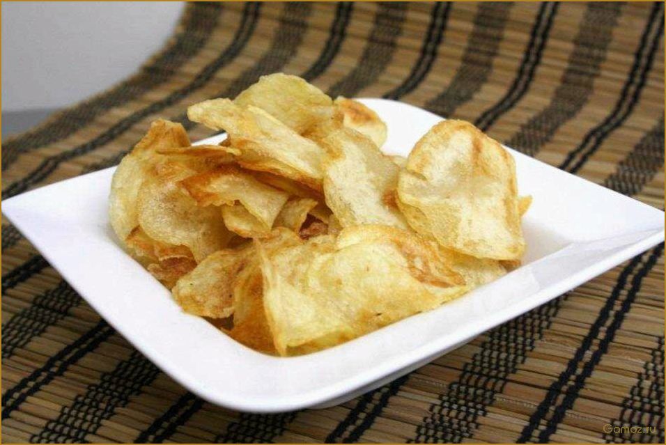 Как приготовить вкусные и хрустящие чипсы в микроволновке
