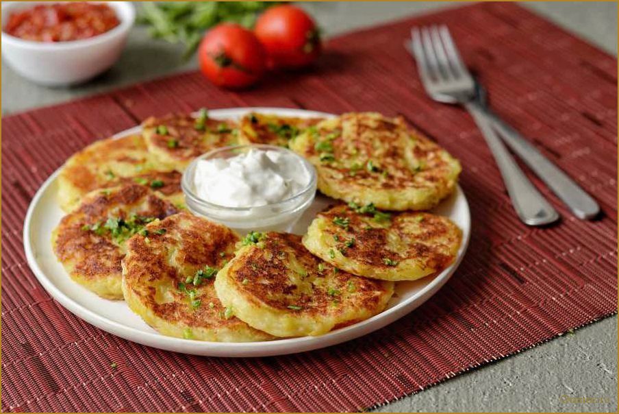 Новый рецепт — вкусные фаршированные картофельные оладьи с сыром и зеленью