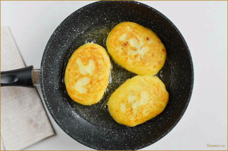 Новый рецепт — вкусные фаршированные картофельные оладьи с сыром и зеленью