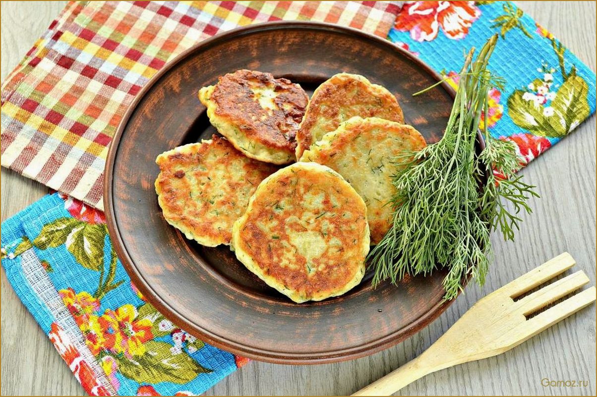 Новый рецепт — вкусные фаршированные картофельные оладьи с сыром и зеленью