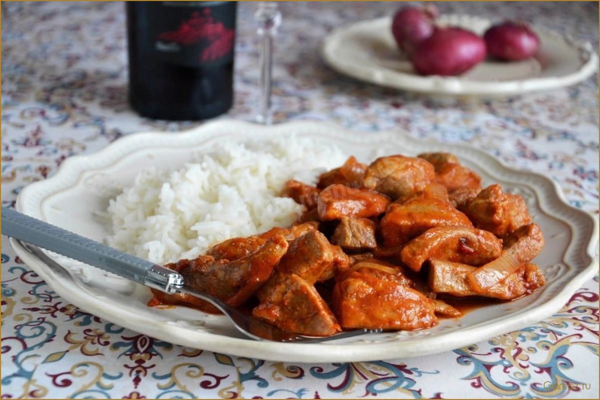 Поджарка из свинины
