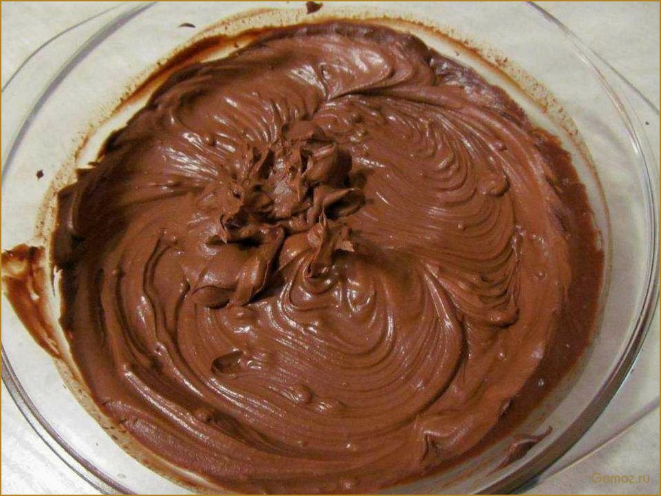 Шоколадный крем классического рецепта