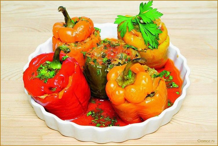 Фаршированный перец в мультиварке