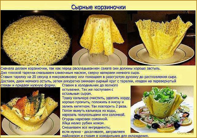 (сырные, корзинки, рецепты, секреты, приготовления) Сырные корзинки — рецепты, секреты приготовления и советы по подаче