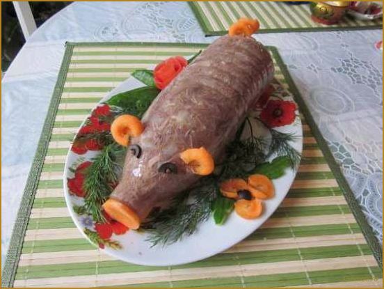 (холодец, поросята, классический, рецепт, приготовления) Холодец