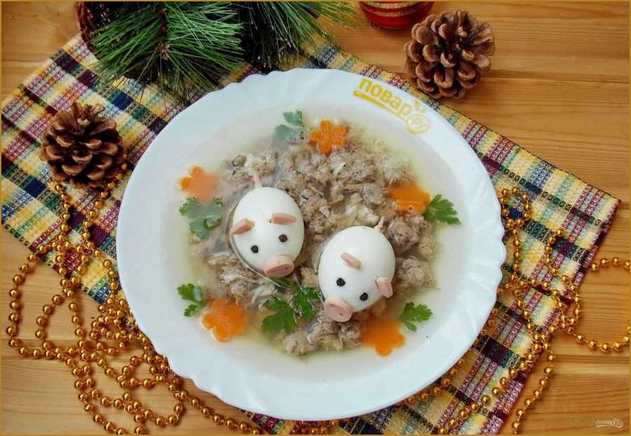 (холодец, поросята, классический, рецепт, приготовления) Холодец