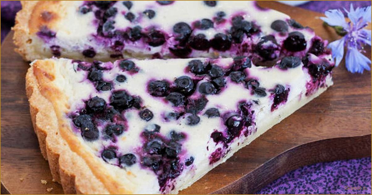 (черничный, пирог, творогом, рецепт, настоящих) Черничный пирог с творогом — рецепт для настоящих гурманов