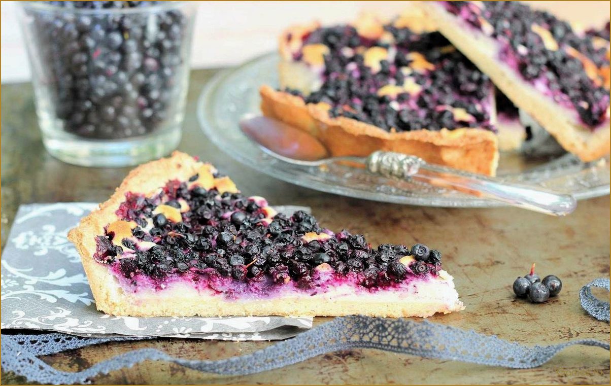 (черничный, пирог, творогом, рецепт, настоящих) Черничный пирог с творогом — рецепт для настоящих гурманов