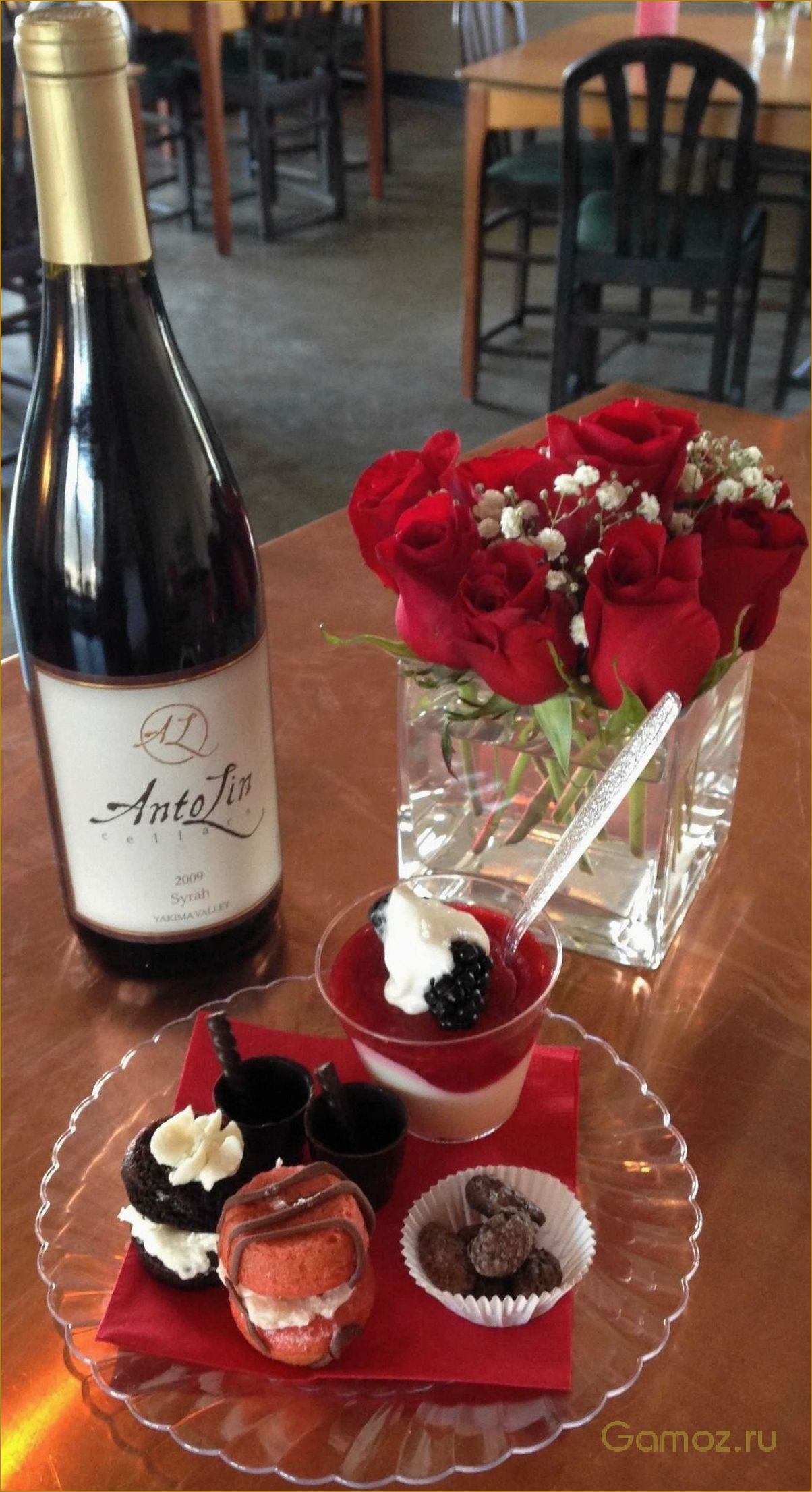 Шоколадные конфеты с шампанским