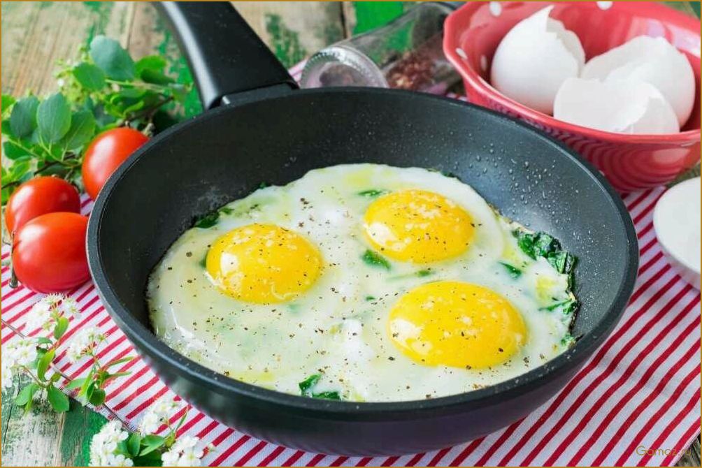 (яичница, обычная, простой, вкусный, рецепт) Яичница обычная — простой и вкусный рецепт приготовления