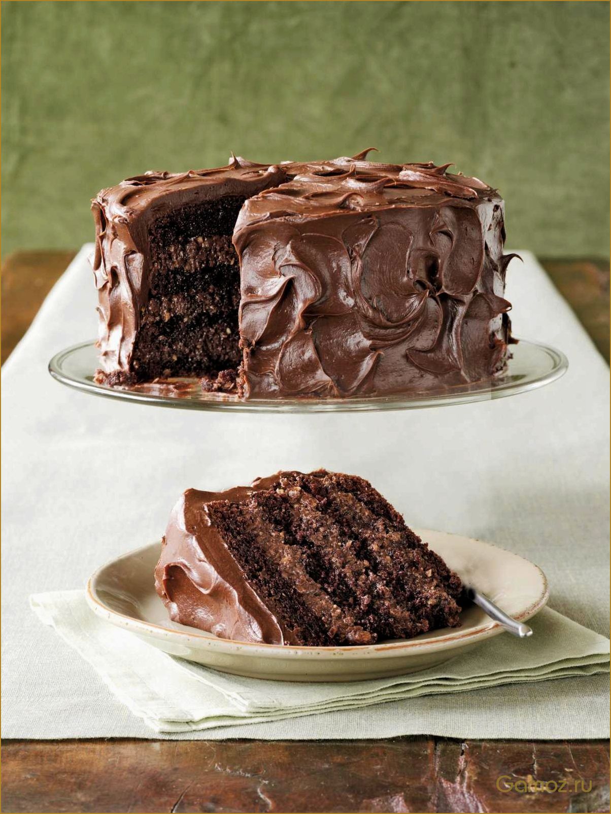 Рецепт нежнейшего шоколадного слоеного торта, который растопит ваше сердце