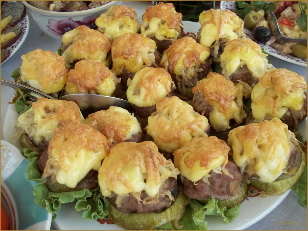 Стожки из фарша под шубой в духовке: рецепт с фото