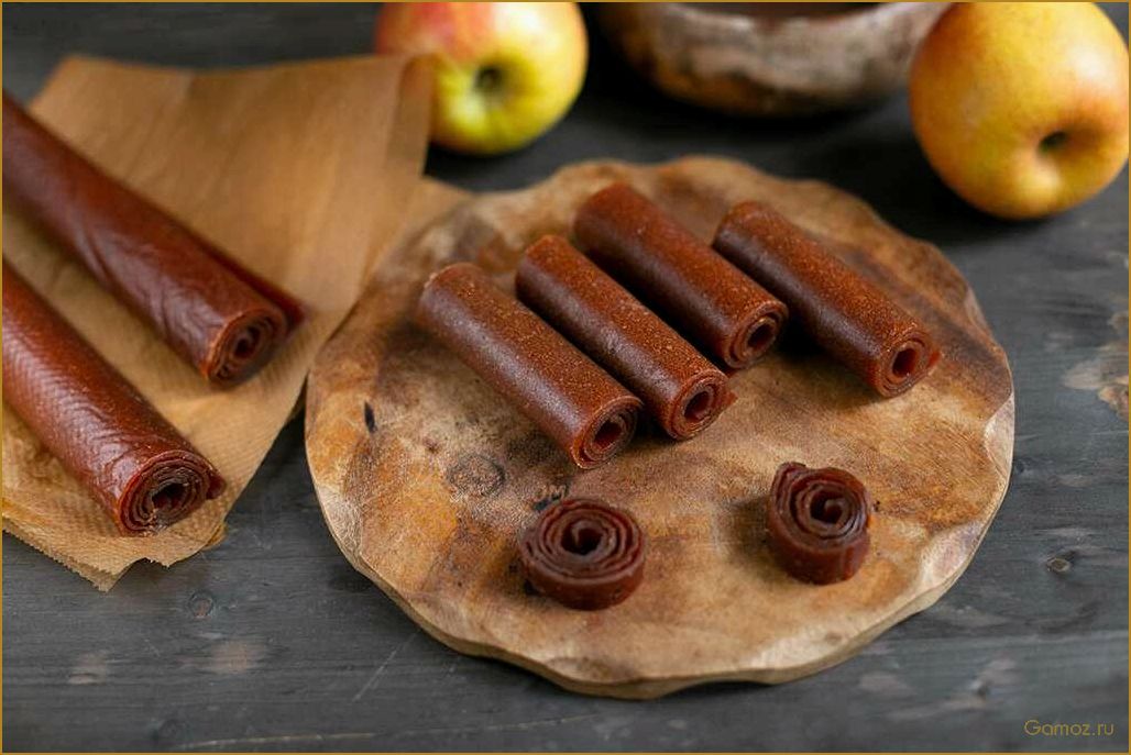 Рецепты приготовления и полезные свойства яблочной пастилы