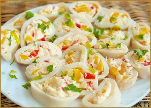 Фаршированные кальмары