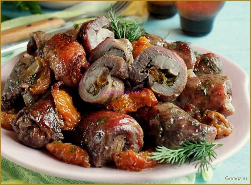 (рулетики, свинины) Рулетики из свинины