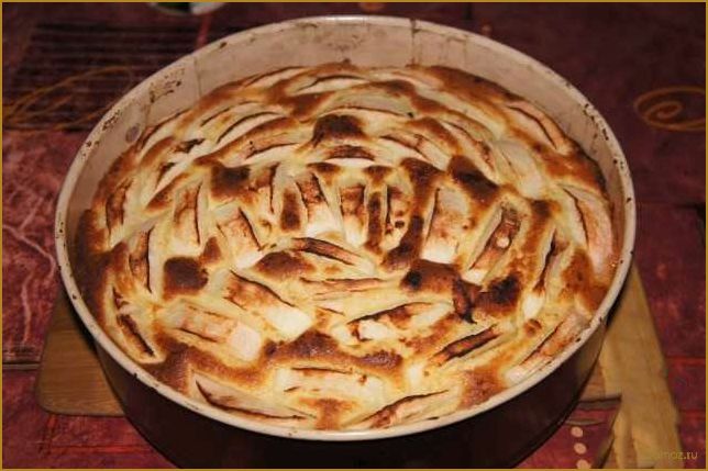 (бабушкин, рецепт, нежный, яблочный, пирог) Бабушкин рецепт — нежный яблочный пирог от бабушки Эммы, который покорит ваше сердце!