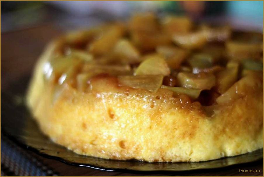 Как приготовить вкусный и сочный яблочный пирог в микроволновке за 15 минут