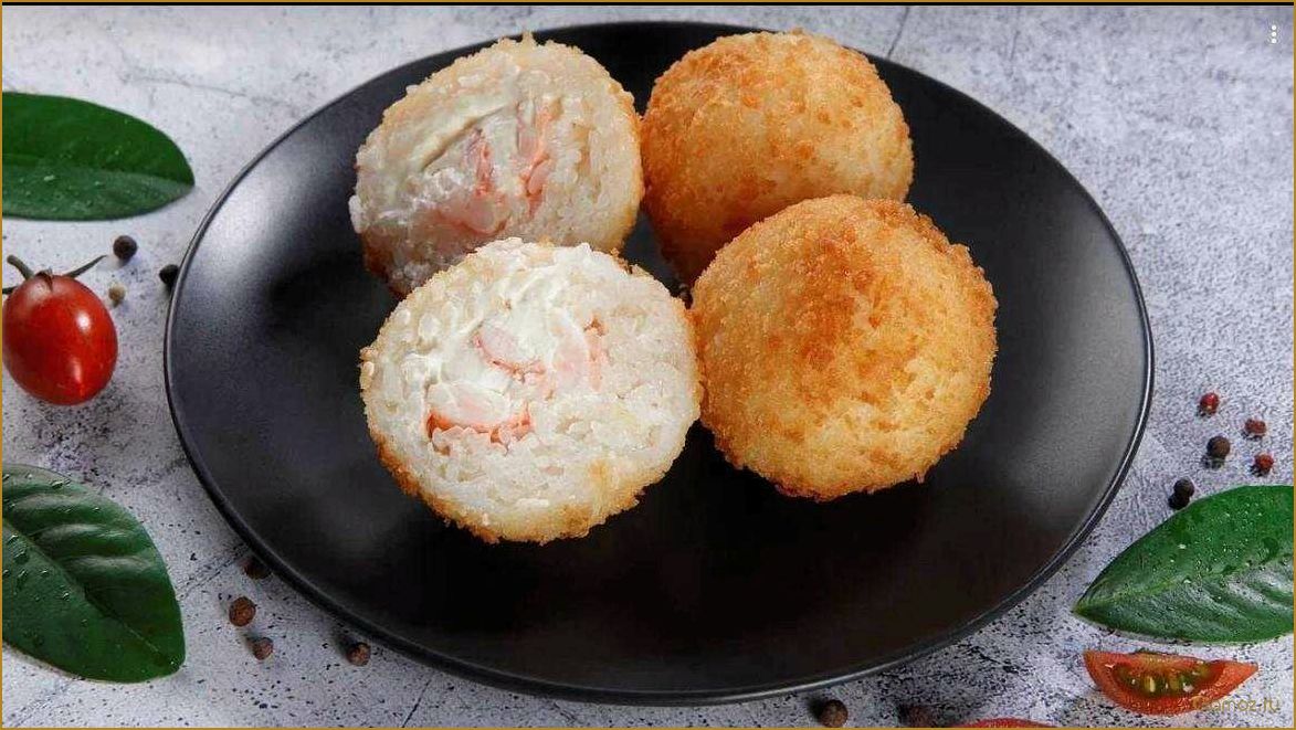 Изысканные рецепты — самые вкусные и нежные японские рисовые шарики с сыром 